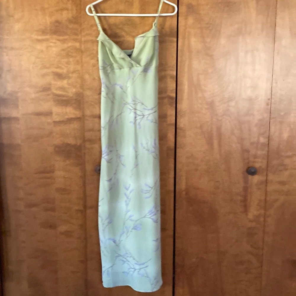 Lined chiffon maxi. Never worn